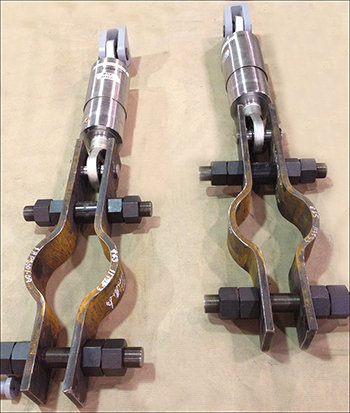 Hydraulic Snubbers with Double Bolt Pipe Clamps